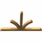 Ekena Millwork Richland Rough Sawn Timber Gable Bracket, Western Red Cedar, 72"W x 42"H x 4"D x 4"F, 14/12 Pitch GBW072X42X0404RIC00RWR - alternate 2